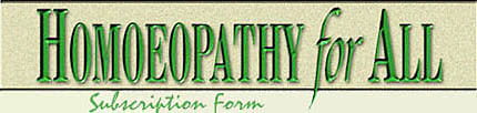 THE COMPLETE HOMOEOPATHY MAGAZINE